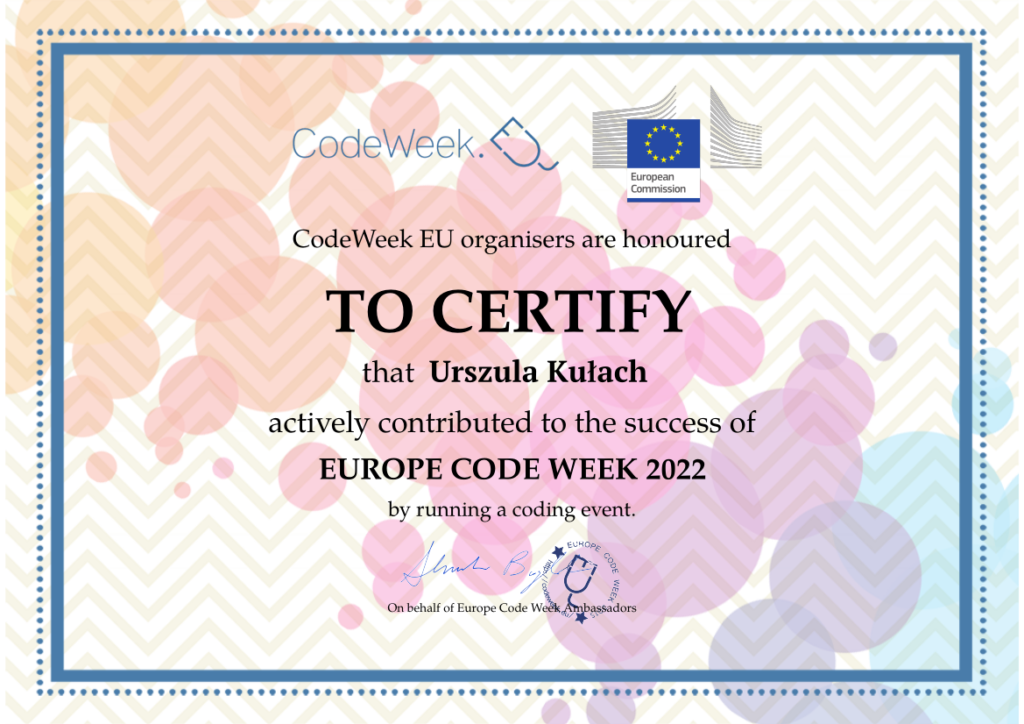 Certyfikat-Code-Week-UKulach-2022